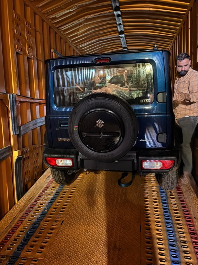 car transport loading