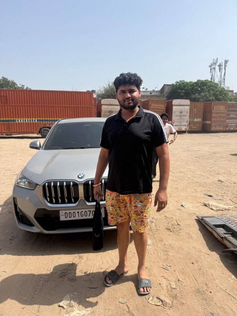 customer with car